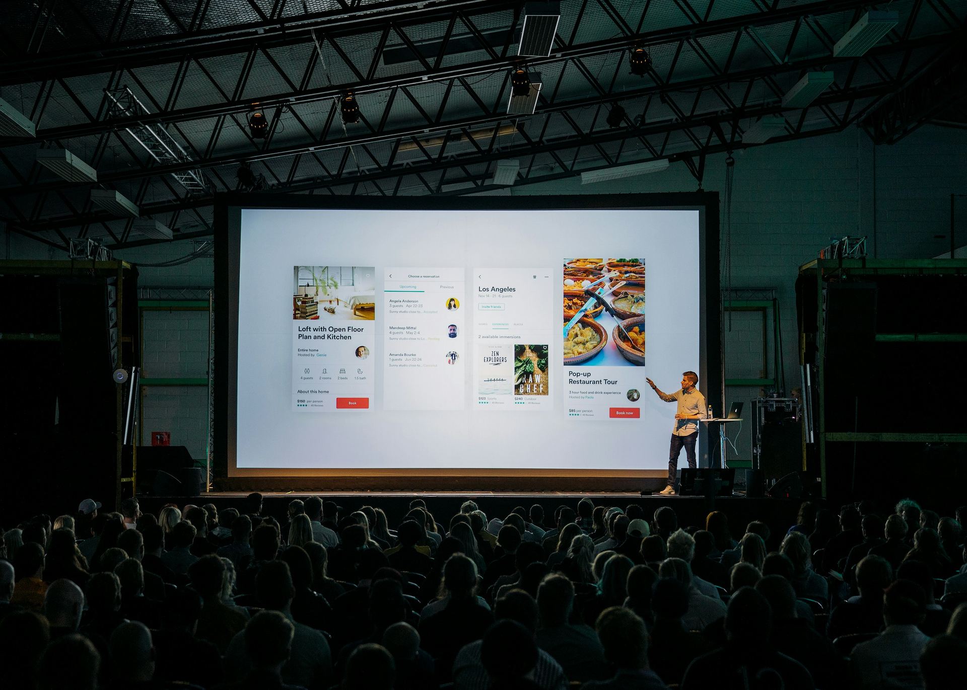 Conference stage production